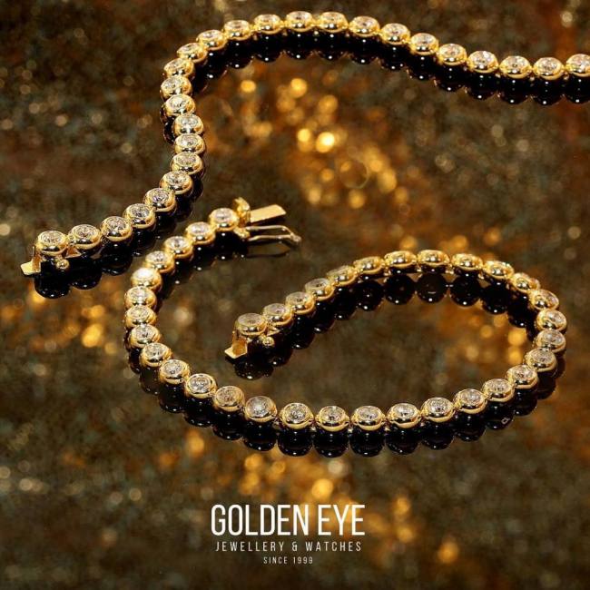 Golden Eye Schmuck für Damen, feine Diamantohrringe, Schmuckkollektion aus Gold oder Platin