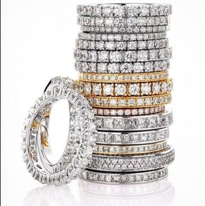 Golden Eye Jewelry Women Fine Diamond Engagement Wedding Ring Collection Jewellery on Gold or Platinum