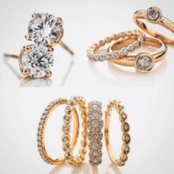 golden eye jewelry women fine diamond engagement wedding ring jewellery on gold or platinum alanya