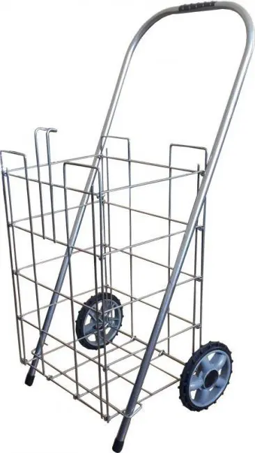 Kuzucu lavella market shopping 2-wheel utility cart trolly durable folding design for easy storage