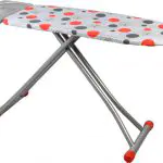 kuzucu lavella ramzey 4-leg table board for ironing clothes tabletop with iron rest wide top
