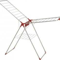kuzucu lavella belinay floor standing foldable laundry dryer hanger blue or red