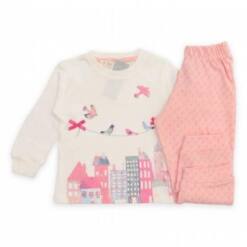 cigit kids home und vogelbedrucktes babypyjama set 0-4