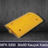 mfk plastik mfk5350 rubber speed hump ( 30 x 50 ) traffic safety