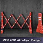 MFK Plastik Mfk7001 Red Expandable Extendable Construction Site Barrier