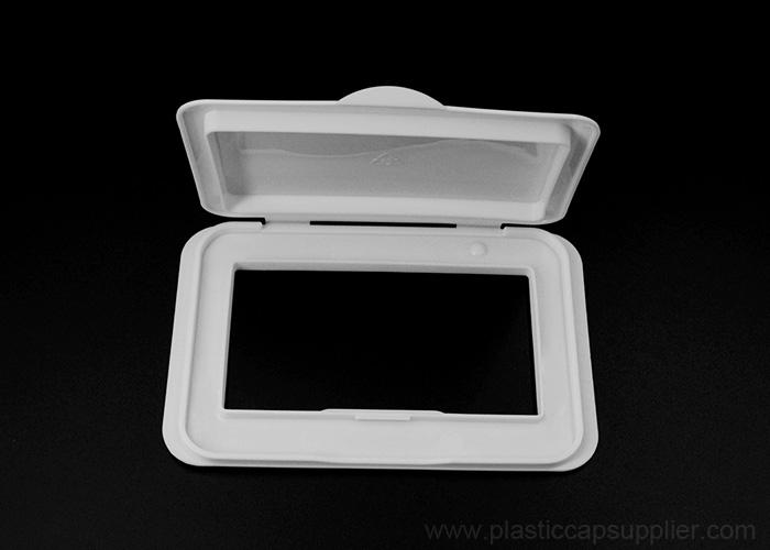 Plastic OVAL or Rectangular Wet Wipe Container Caps Lids 92x66mm