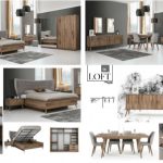 Fidanoglu Concept Loft  Bedroom Furniture Sets King Queen Full Vanity Dresses Bed Closet