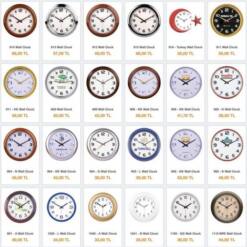 Alcan Promotion Custom Corporate Promotional Plastic Kk Wall Clocks With Logo 13 In (330 Mm) 905 4 From Turkey alcan promotion custom corporate promotional plastic wall clocks with logo 15.75 in (400 mm) 913