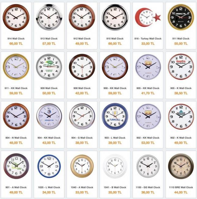 Alcan promotion custom corporate promotional plastic kk wall clocks with logo 13 in (330 mm) 905
