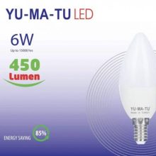 Yumatu 6W E14 White Led Light Bulb