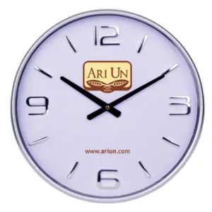 alcan promotion custom corporate promotional plastic kk wall clocks with logo 13 in (330 mm) 905