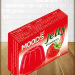 Sollievo Moods Strawberry Dessert Jelly (85 gr Boxes, Pack of 12)