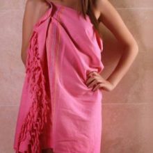 Berberler Rebeka Turkish Towels Peshtemals Pestemal 100% Organic Pure Cotton 70 × 160 cm 380gr Pink