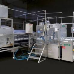 new feta cheese filling preparation tunnel and packaging production 3 line dizayn