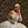 Maya Moda Fabric Embroidered Lace Wedding Bridal Ball Gown Dress 2 From Turkey maya moda flashing manual embroidery double barbie turkey yeniexpo export