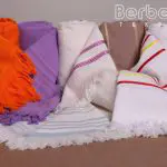Berberler Rebeka Peshtemals Pestemal 100% Organic Pure Cotton Turkish Towel 70 × 160 cm 380gr Various Colors