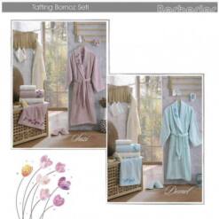 Berberler Rebeka Men Women 100% Turkish Cotton Bath Robe Bathrobe Bornoz And Towel Set Safir 27 From Turkey berberler textile berra 100% turkish cotton bath towel collection