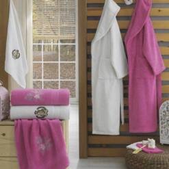 Berberler Rebeka Men Women 100% Turkish Cotton Bath Robe Bathrobe Bornoz And Towel Set Eyfel 48 From Turkey berberler textile berra 100% turkish cotton bath towel collection