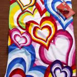 Turkish Towels BEACH Cotton 160cm x 80cm – 60 x 30 New Excellent Hearts