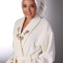 berberler rebeka 100% turkish cotton bath robe bathrobe bornoz  men women unisex towel set