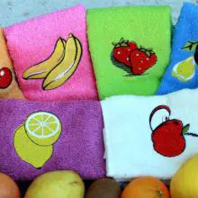 Berberler Berra Bathroom Decorative Hand Towels Guest Towel Turkish Cotton Pack of 6 Strawberry 30 x 50 cm