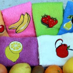 Berberler Berra Asciugamani Bagno Decorativi Asciugamano Ospiti Cotone Turco Confezione da 6 Fragola 30 x 50 cm