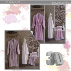 Berberler Rebeka Men Women 100% Turkish Cotton Bath Robe Bathrobe Bornoz And Towel Set Safir 37 From Turkey berberler textile berra 100% turkish cotton bath towel collection