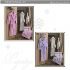 Berberler Rebeka Men Women 100% Turkish Cotton Bath Robe Bathrobe Bornoz And Towel Set Safir 34 From Turkey berberler textile berra 100% turkish cotton bath towel collection
