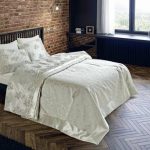 Armes Home Fransiz Pique Duvet Bed Cover Set with Linens 230 x 240 cm