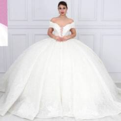 wholesale maya moda elegant double barbi wedding dress