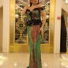Название товара wholesale Maya Moda с открытыми плечами и блестящими полосками, длинное вечернее платье русалки