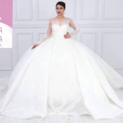 wholesale maya moda elegant modern double barbi wedding dress  