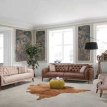 Godina Zenon 2516 Living Room Sofa Set Home Furniture Wholesale Export Turkey