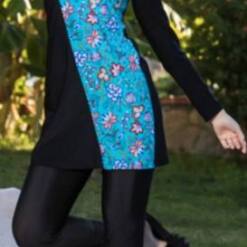 Damen Modest Burkini Bademode Badeanzug Badeanzug – Lycra Langarm 20s508 38–46