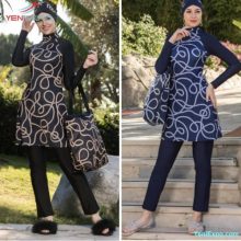 Muslim Women Modest Burkini Swimwear Swimsuit – Long Sleeve 20s501 38-46