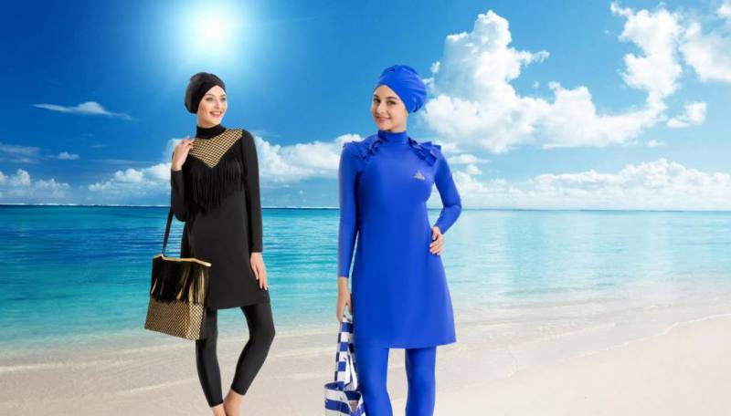 bathing suit women modest swimsuit swimwear burkini- lycra long sleeve 20s520 38-46