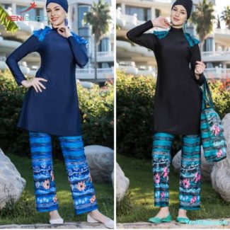 Bathing Suit Women Modest Swimsuit Swimwear Burkini- Lycra Lo...