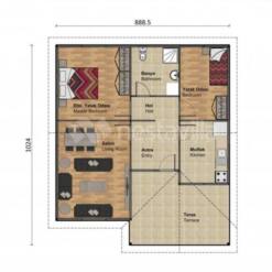 Nestavilla Prefabricated Homes For Sale - Hyacinth 86 M2 17 From Turkey nestavilla prefabricated homes for sale - hyacinth 86 m2