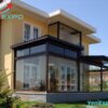 prefab steel small home cabin nestavilla magnolia 88 m2