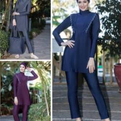 Women Modest Burkini Swimwear Swimsuit - Long Sleeve Bathing Suit 20S504 38-46 2 From Turkey women modest burkini swimwear swimsuit - long sleeve bathing suit 20s504 38-46