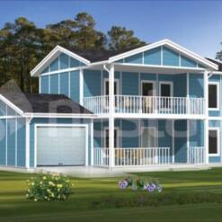 nestavilla prefab single family house with garage iris 208 m2