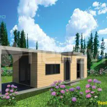 Modular Prefab House Nestavilla Sukulent 30.90 m2