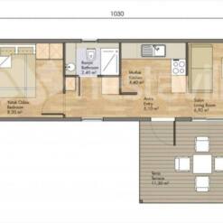 Modular Prefab Tiny Home House Nestavilla Sardinia 42 M2 13 From Turkey modular prefab tiny home house nestavilla sardinia 42 m2