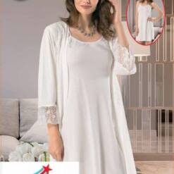 women ladies modern elegant feminine soft sleepwear combed