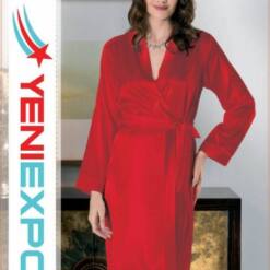 Women Silky Soft Satin Nightgown Robe Short 005 Green S- Xl M100 11 From Turkey women bridal bridesmaid robe dressing gown bohemia nightgown long 005 violet s - xl