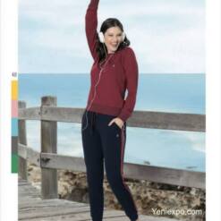 women ladies comfortable stylish training suit long sleeve shirt long pants 3603  s-xl