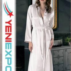 women bridal bridesmaid robe dressing gown bohemia nightgown long 005  violet s - xl