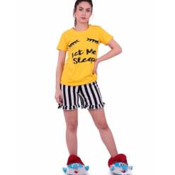 jiber kadin sortlu pijama takimi 3601 sari kcm75420635 2 09aac7c6bbed470eadf8e99819e4f982