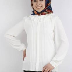 بلوز آستین بلند زنانه شیک و شیک سایز 38-48 jk 4401