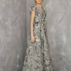 Woman Wholesale Glamour Modern Hug Shoulder Silver Color Dress Fv 110 6 From Turkey woman wholesale glamour modern hug shoulder silver color dress fv 110